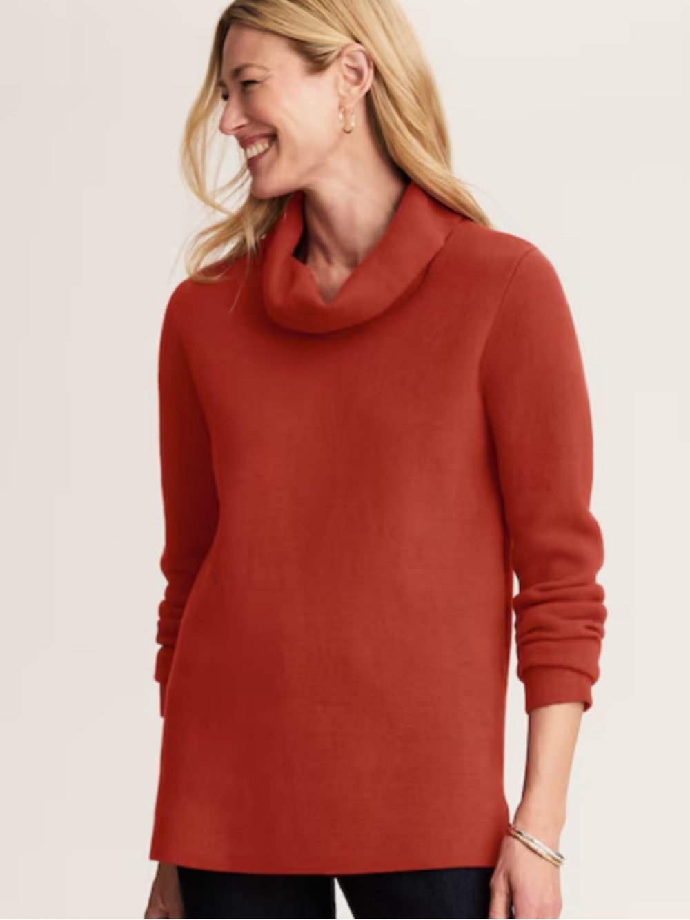 NWT J JILL Majestic Cowl-Neck Sweater Sz SP